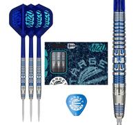Target Japan Mizu Series 01 Steel Tip Darts with Kflex, 23G | 90% Tungsten Darts, K-Flex No.2 Flights & Shafts, Swiss Storm Nano Points & SP Tool Included