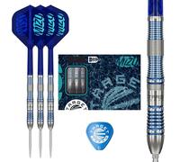 Target Japan Mizu Series 02 Steel Tip Darts with Kflex, 24G | 90% Tungsten Darts, K-Flex No.2 Flights & Shafts, Swiss Storm Nano Points & SP Tool Included