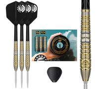 Target Japan Prime Series Hot Shot G2 Steel Tip Darts with Kflex 22G | 90% Tungsten Darts Set, K-Flex Flights and Shafts No.6, Nano Swiss Point Tips, Harith Lim Gen 2