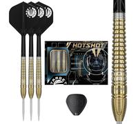 Target Japan Prime Series Hot Shot G3 Steel Tip Darts with Kflex, 23G/25G | 90% Tungsten Darts Set, K-Flex Flights and Shafts No.2, Nano Swiss Point Tips, Harith Lim Gen 3