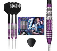 Target Japan Prime Series Zenith G1 90% Tungsten K-Flex Swiss Point Steel Tip Darts Set, 23G | Ching Ho Tung Suk KFlex Dart Flight, Swiss Nano Points, Steel Dart Tips with K Flex Integrated Shafts