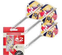 Target Japan Prime Series Zenith K Flex Dart Flights and Shaft System, No.2 (Medium, 33mm) | Pack of 3 Kflex All In One Flight, Ching Ho Tung Accessories | K-Flex Darts