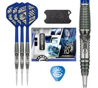 Target Japan Rising Sun G10.5 Steel Tip Darts with Kflex, 22G | 90% Tungsten Dart Set, K-Flex Flights and Shafts No.2, Swiss Storm Nano Point Tips, Point Guard/Stand, Haruki Muramatsu Gen 10.5