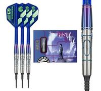 Target Japan Rising Sun G9 Soft Tip Darts with Kflex, 19G | Haruki Muramatsu Generation 9 Type B, 95% Tungsten Dart Set, K-Flex Flights and Shafts, 2BA Pixel Tips