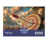 Target Jigsaw Puzzles Fun Challenge & Educational Toy, Military Home Decoration Challenging Puzzle, Great Gift for Adults 52x38cm/1000pcs