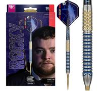 TARGET Darts Josh Rock Gen 1 Steel Tip Swiss Point Darts, 90% Tungsten Darts, Generation 1, 23G | Steel Tip Dart Set, Player Edition Darts with Swiss Storm Nano Points