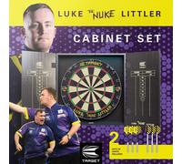 Target Luke Littler Dartboard & Cabinet Set with Darts