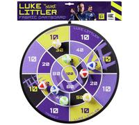 Target Darts Luke Littler Sticky Ball Fabric Dartboard Set for Kids | Player Edition ‘The Nuke’ Hook & Loop Balls Dart Board Game Set with 8 Sticky Balls | Indoor & Outdoor Use, Children Party Games