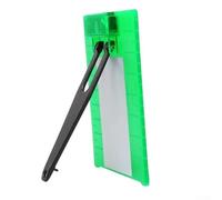 Target Plate with Stand for Line Levels, Magnetic Red Green Target Card for Measuring Tools and Construction Level Accessories, Indoor Outdoor Use, 11.5 x 7.4 cm(Green)