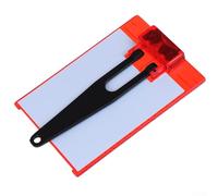 Target Plate with Stand for Line Levels, Magnetic Red Green Target Card for Measuring Tools and Construction Level Accessories, Indoor Outdoor Use, 11.5 x 7.4 cm(RED)