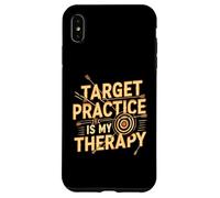 Target Practice Is My Therapy Archery Bow Arrow Case for iPhone XS Max