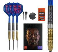 Target Darts Raymond van Barneveld Steel Tip Generation 6 Dart Set, 23G | 95% Tungsten Darts, K-Flex No.2 Flights & Shafts, Swiss Chrono Points Black & SP Tool Included | Player Edition