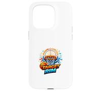Target Rim Basketball Precision Aim Court Focus Design Case for iPhone 15 Pro