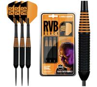 Target RVB Black 22g Brass Steel Tip Darts Set