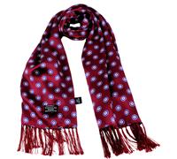 Target Silk Scarf - Wine One Size