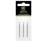 TARGET Silver Pro Dart Points - Replacement Spare Points - Lasered 32mm Onyx - 1 Set (3)