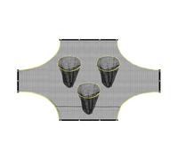 Target Soccer Goal - Practice Field with Scoring Zones, Training Equipment, Portable Trainer, Skill Development Soccer Target for Kids Adults, Team Play, Accuracy Coaching