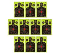 Target Stickers - 10 Pieces 18x12 Inch Splatter Targets, Adhesive Visibility Sheets Providing Clear Mark Identification | Durablee Practice Marking Accessory Enhancing Accuracy Assessment