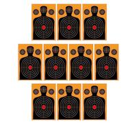 Target Stickers - 10 Pieces 18x12 Inch Splatter Targets, Adhesive Visibility Sheets Providing Clear Mark Identification | Durablee Practice Marking Accessory Enhancing Accuracy Assessment