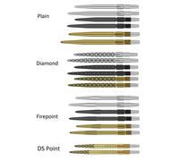 Target Swiss Replacement Dart Points for Swiss Darts - Choose Grip Colour & Size