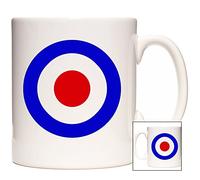 TARGET symbol on an 11oz ceramic mug. Can Be Personalised. Gift Mug