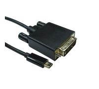 Target USB3C-DVI-2M video cable adapter USB Type-C Black