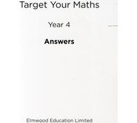 Target Your Maths Year 4 Answer Book
