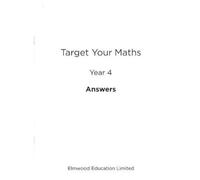 Target Your Maths Year 4 Answer Book