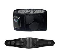 Targeted Pain Relief Support Belt - Heated for Lower Back, Adjustable Posture Corrector with Soothing Massage(B)