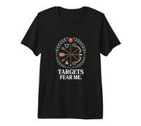 Targets Fear Me Archery Competitive Archer Premium T-Shirt