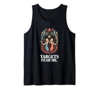 Targets Fear Me Archery Competitive Archer Tank Top