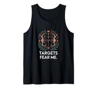 Targets Fear Me Archery Competitive Archer Tank Top