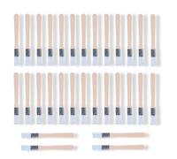 Targonix 30Pcs Paint Brushes 1/2 Inch Nylon Bristle Brushes with Wooden Handle, Half Inch Paint Brush for Walls Furniture Cabinets and Trim, Nylon Flux Brush Set for DIY and Professional Use