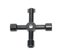 Targonix 4-in-1 Utility Key, Multi-Function Gas & Meter Box Key, Stopcock & Water Meter Key, Ideal for Homeowners & DIY Tasks