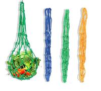 Targonix Chicken Coop Accessories 3 Pack, Hanging Chicken Feeder Vegetable Net Bags for Hens Ducks and Geese, Nylon Feeding Nets for Poultry Treats and Outdoor Coops