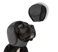 Targonix Dog Ear Protectors Noise Cancelling Ear Muffs Adjustable Dog Ear Defenders Waterproof Calming Hood Snood for Dogs Ears Protection During Thunder Fireworks Bath Grooming (S)