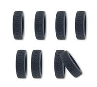 TARGONIX Suitcase Wheel Covers for 2.0-2.4 Inch 50-60 Mm Wheels, Set of 8 Silicone Luggage Wheel Protectors with Anti-Slip Texture, Wear-Resistant Suitcase Wheels Replacement Covers for Travel