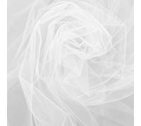Targonix White Tulle Fabric Mesh Material 4 M Soft Netting Fabric for DIY Crafts Sewing Decorations Home and Event Use