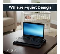 Targus 17" Laptop Cooling Pad with Dual Fans, USB-A Powered Chill Mat for MacBook & Notebook up to 17-Inch, Adjustable Height, Black/Grey (AWE55GL)