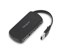 Targus 4-Port USB Hub 480 Mbit/s Black (ACH114EU)