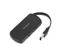 Targus ACH114EU interface hub USB 2.0 480 Mbit/s Black