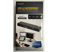 Targus ACP70EU Universal USB 3.0 Dual Video Docking Station-For Dual Monitor New