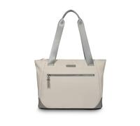 Targus Avila Tote Bag for Women, Fits 15-16” Laptops - Stylish Work Tote, Recycled Material, Water-Resistant, Zippered Pockets, Trolley Strap, French Oak, TBA00113GL