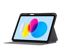 Targus Case for iPad 10th Generation 2022, Click-In Durable Protective Case 10.9 inch, Infinite Viewing Angles with Stand and Magnetic Closure - Silver