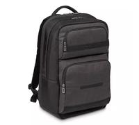 Targus CitySmart backpack Casual backpack Black Grey Faux leather Polyurethane (PU)