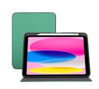 Targus Click-in Rotating Case for iPad A16 11-Inch & iPad 10th Gen 10.9-Inch, Military Grade Protective Folio Case with 360 Rotation, Stand, Apple Pencil Holder & Elastic Closure, Green - THZ96505US