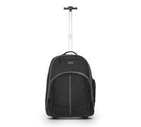 Targus Compact Rolling Backpack for Business, College Student and Travel Commuter Wheeled Bag, Durable Material, Tablet Pocket, Removable Laptop Protective Sleeve for 16-Inch Laptop, Black (TSB750US)
