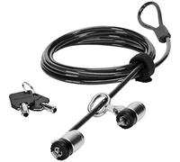 Targus DEFCON Dual T-Lock Keyed Cable Lock for Laptop Computer and Desktop Security - 25 Pack (ASP57MKUSX-25)