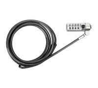 Targus DEFCON Trapezoid Serialised Combination Cable Lock for Laptop Computer and Desktop Security Cable (ASP66GLX-S)