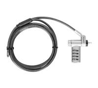 Targus DEFCON Ultimate Universal Resettable Combination Lock, Bulk (ASP96RGLX)